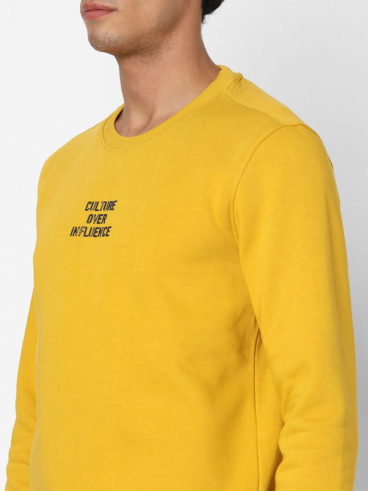 SPYKAR Round Neck Cotton Sweatshirt