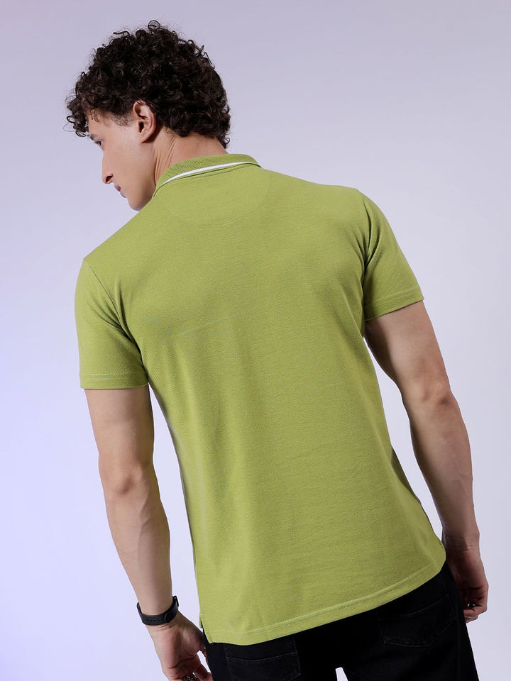 The Indian Garage Co Polo Collar Cotton T-shirt