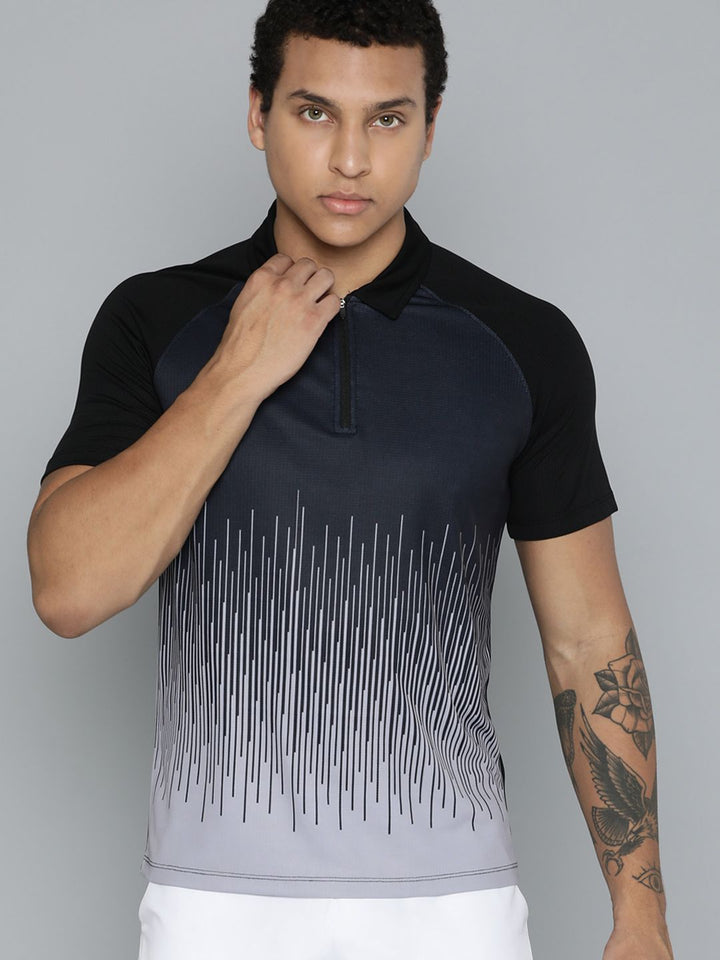 HRX by Hrithik Roshan Printed Polo Collar Sports T-shirt