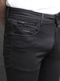 RARE RABBIT Men Radley Regular Fit Mid-Rise Cotton Jeans