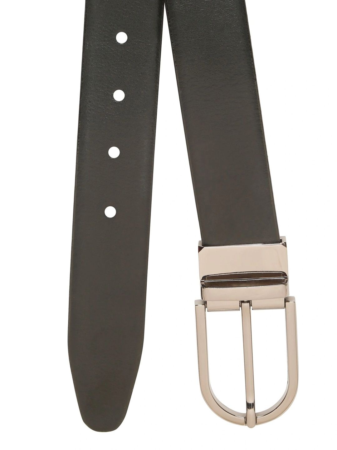 Teakwood Leathers Men Leather Reversible Formal Belt
