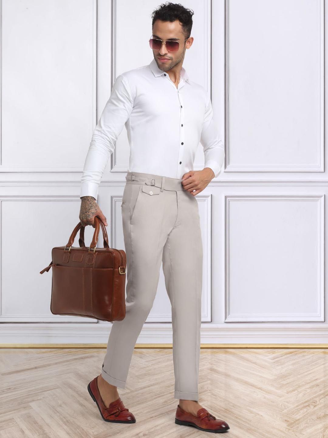 KLOTTHE Men Italian Gurkha Pants