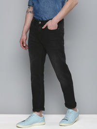 The Indian Garage Co Men Black Slim Fit Light Fade Stretchable Jeans