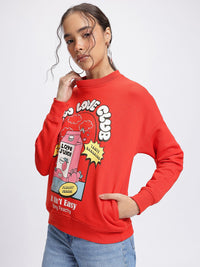 DressBerry Cheerful Chic Typography Goodness Sweatshirt