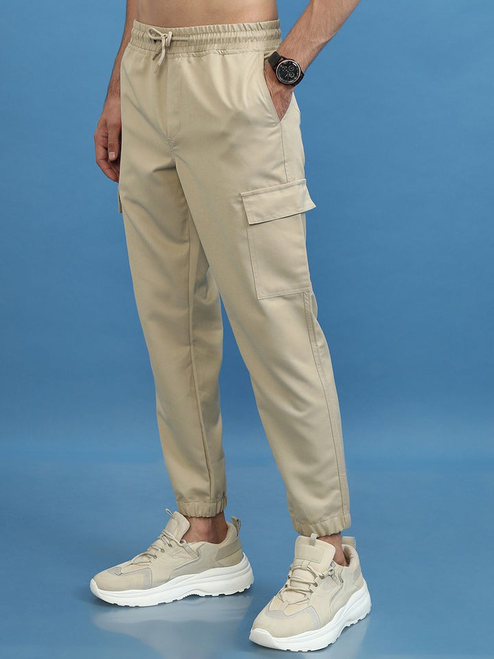 HIGHLANDER Men Casual Cargo Jogger Trousers
