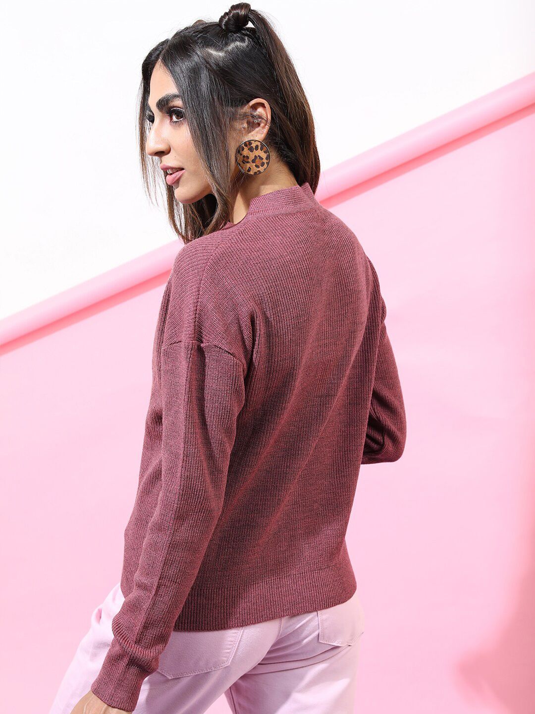 Tokyo Talkies Women Rust Cardigan