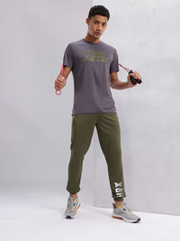 HRX by Hrithik Roshan Men Typography Print Rapid-Dry Training Joggers