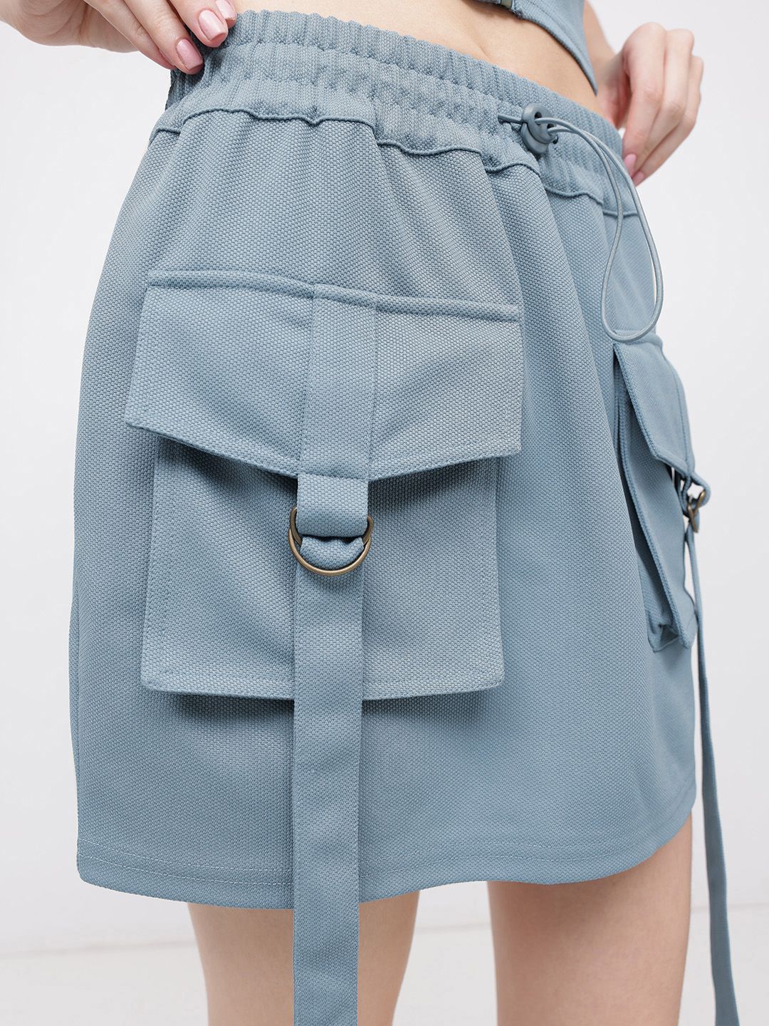 DressBerry Cargo Crew Straight Mini Skirt