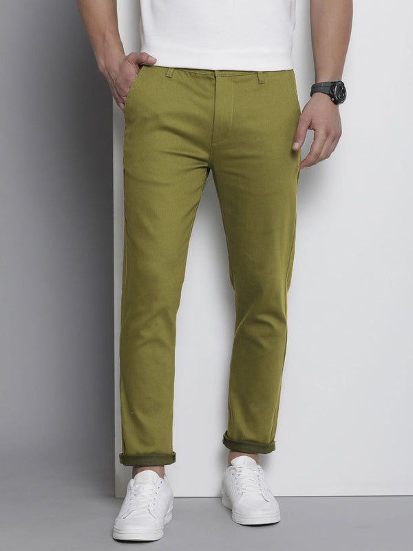 The Indian Garage Co Men Slim Fit Chinos Trousers