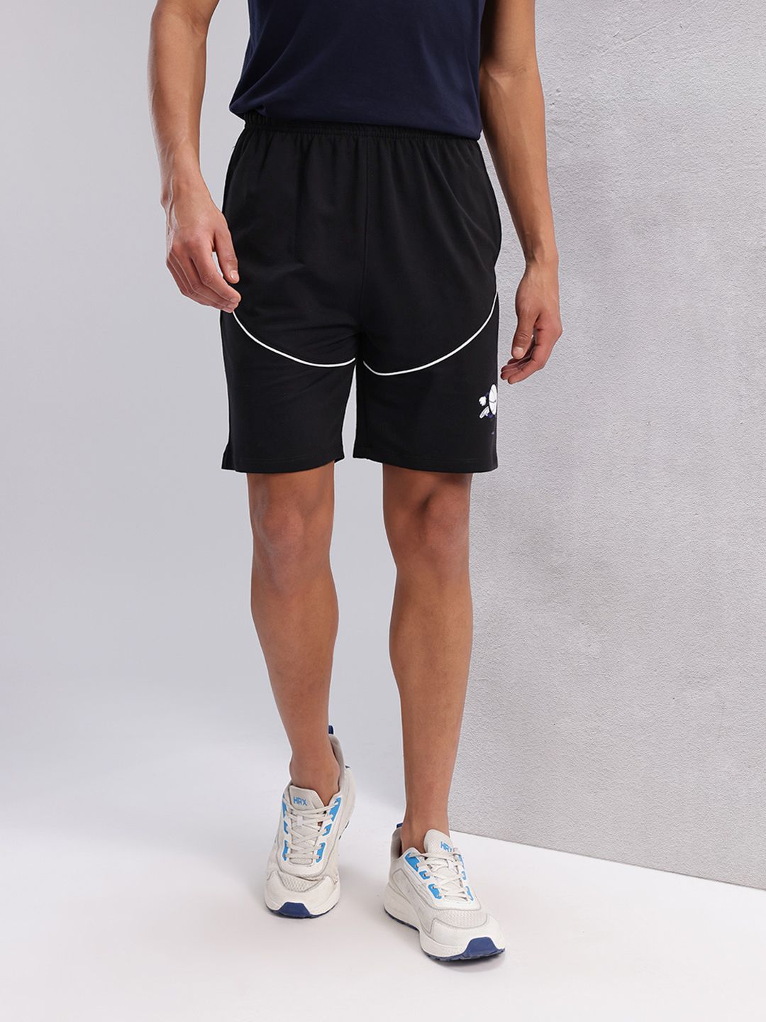 HRX by Hrithik Roshan Men Brand Logo Printed Lifestyle Shorts