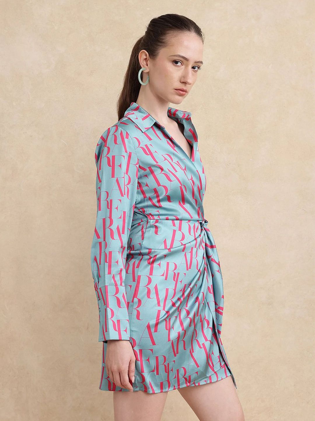 Rareism Women Abstract Dress Printed