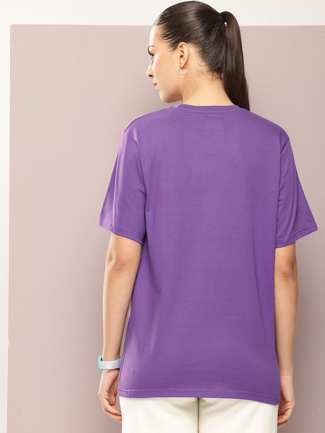 DILLINGER Typography Printed Oversized Pure Cotton T-shirt