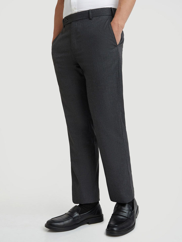 Park Avenue Men Checked Formal Trousers