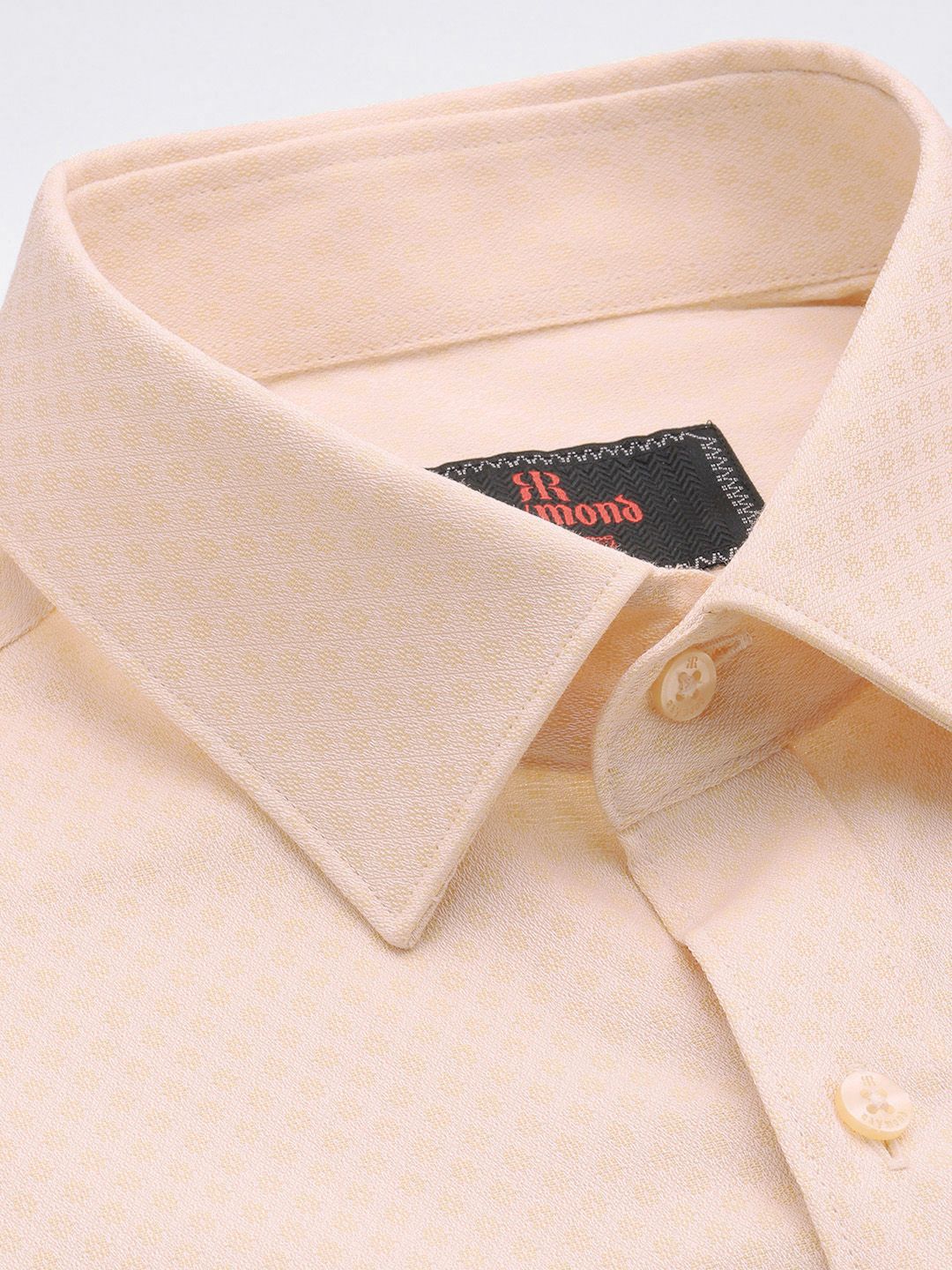 Raymond Slim Fit Textured Pure Cotton Formal Shirt