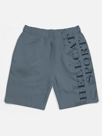 HELLCAT Boys Pack of 5 Cotton Mid-Rise Sports Shorts