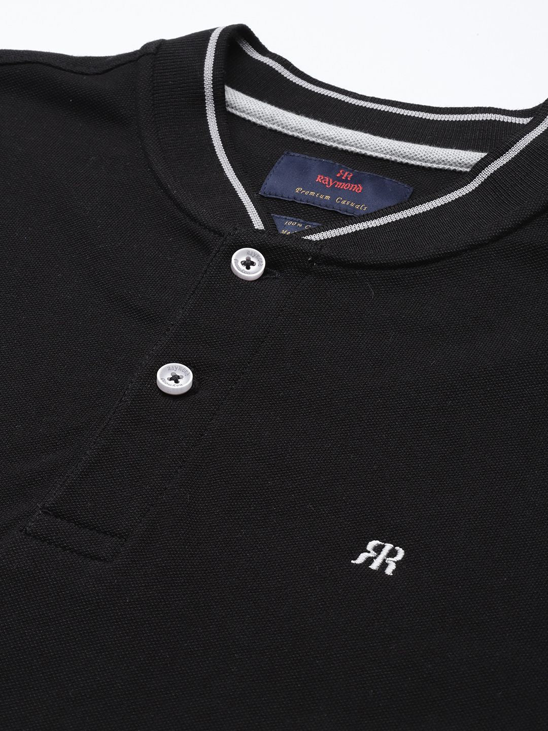 Raymond Henley Neck Pure Cotton Modern Fit T-shirt