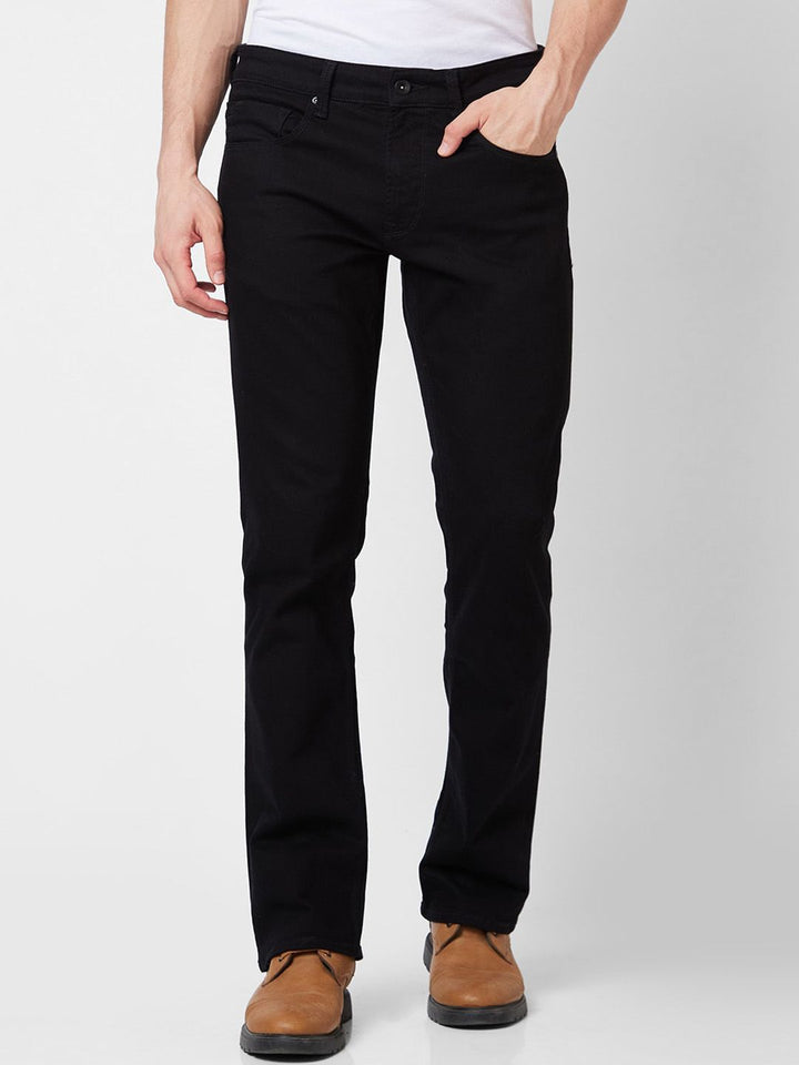 SPYKAR Men Mid-Rise Bootcut Clean Look Cotton Jeans