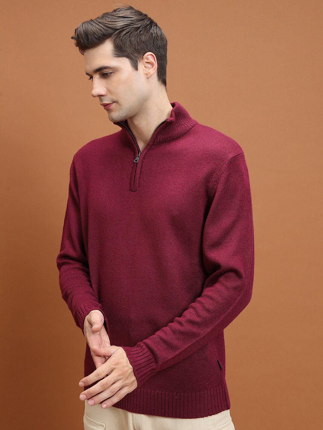HIGHLANDER Turtle Neck Regular Fit Pullover