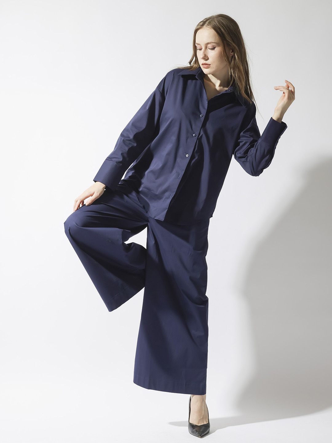 RAREISM Slim Fit Long Sleeves Cotton Shirt