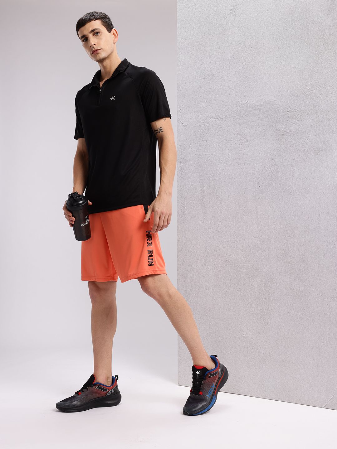 HRX by Hrithik Roshan Men Printed Rapid-Dry Running Shorts