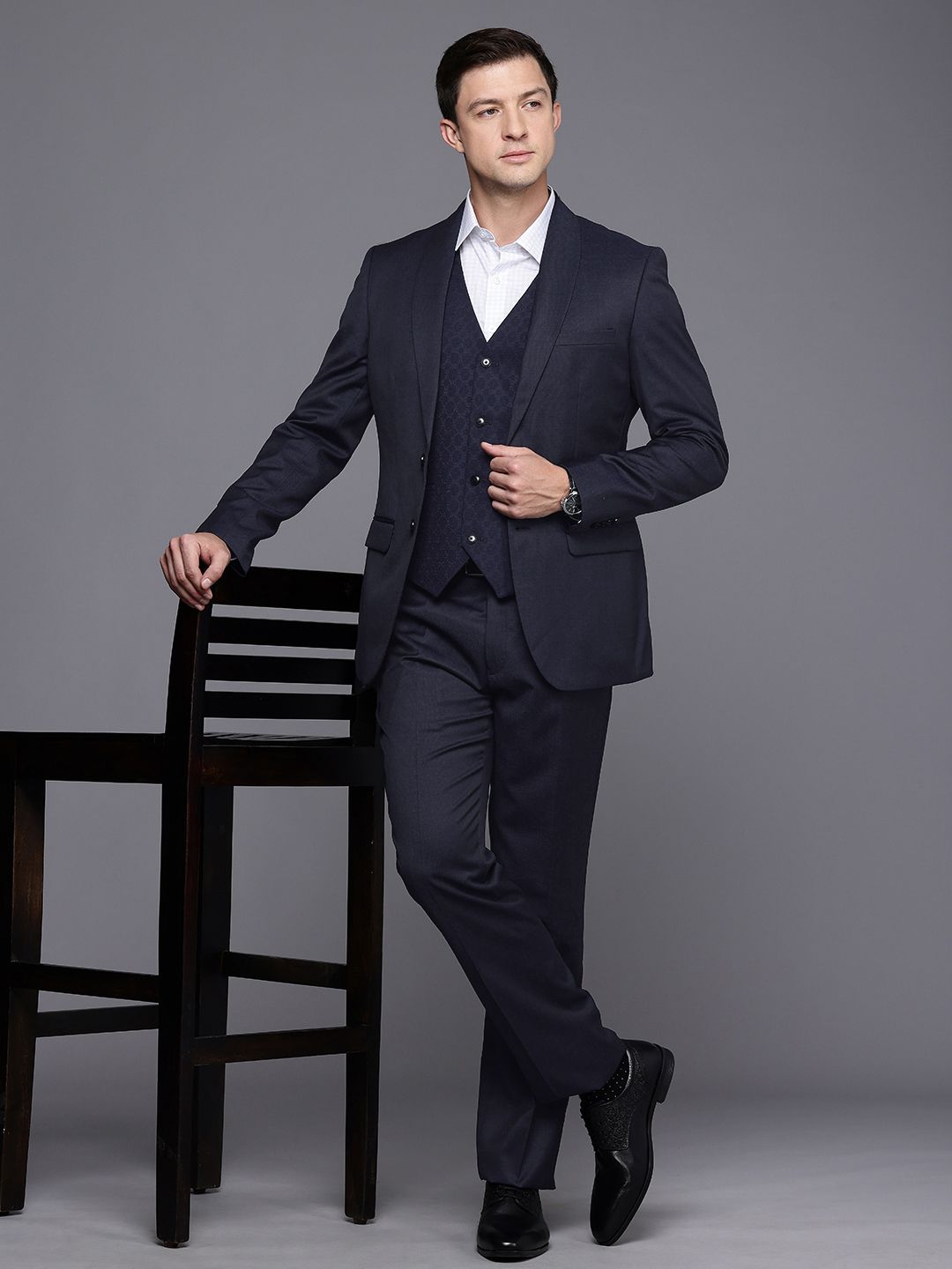 Raymond Contemporary Fit 3 Piece Party Suit