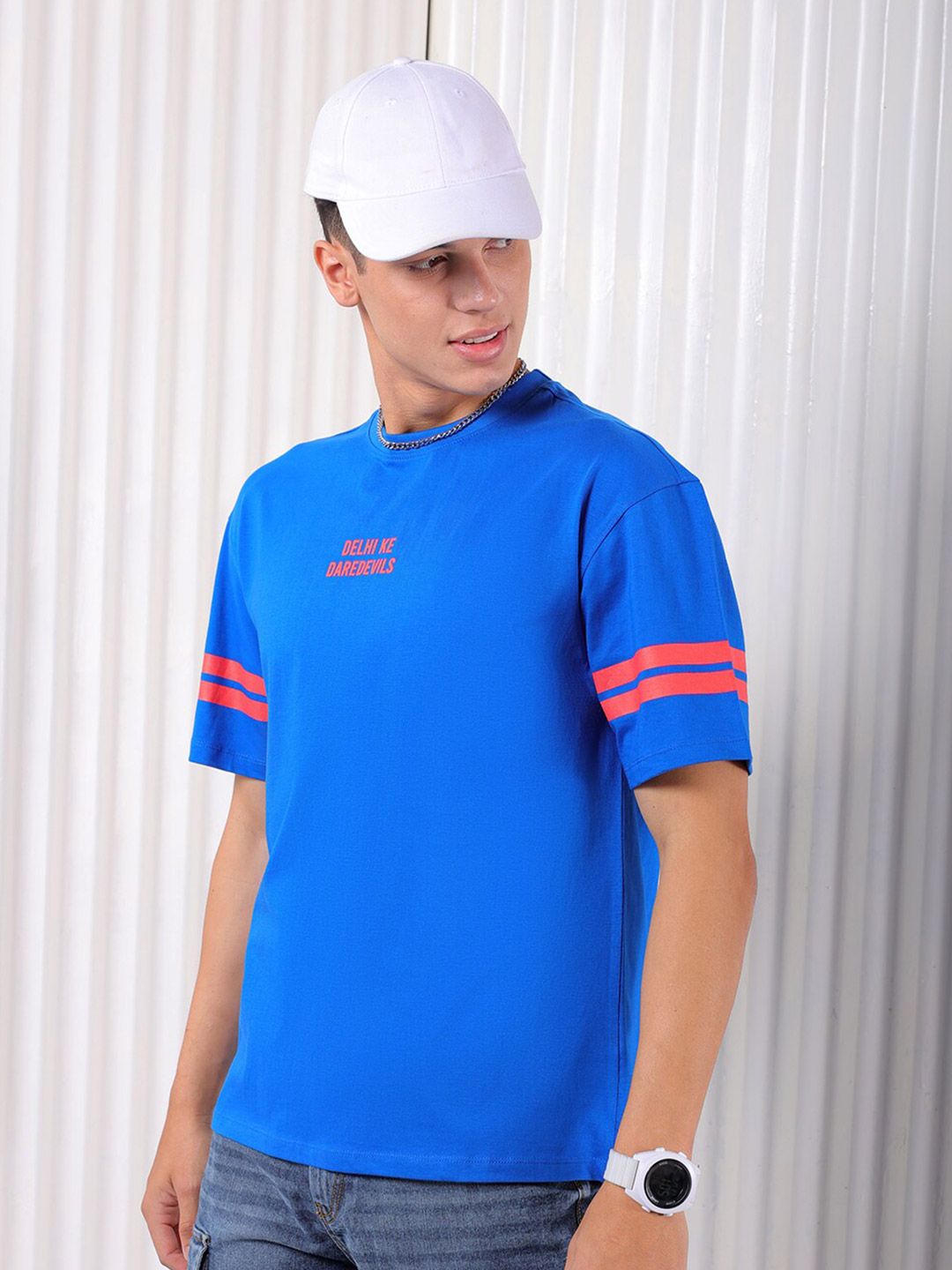 The Indian Garage Co Typography Printed Boxy T-shirt