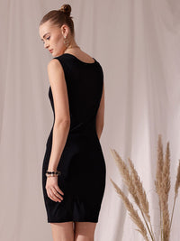 STREET 9 Sweetheart Neck Sleeveless Bodycon Dress