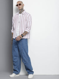 The Indian Garage Co Striped Casual Shirt