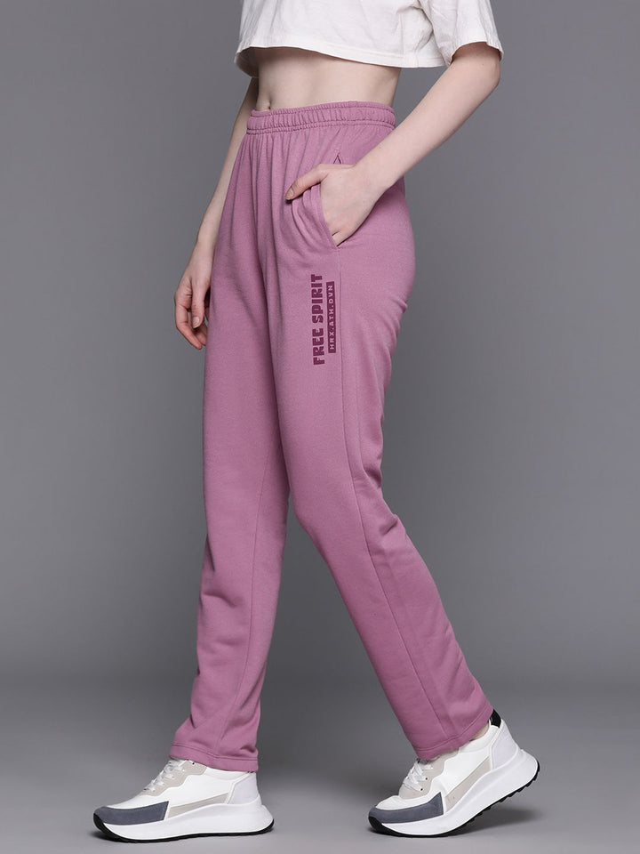 HRX by Hrithik Roshan Women Printed Detail Track Pants