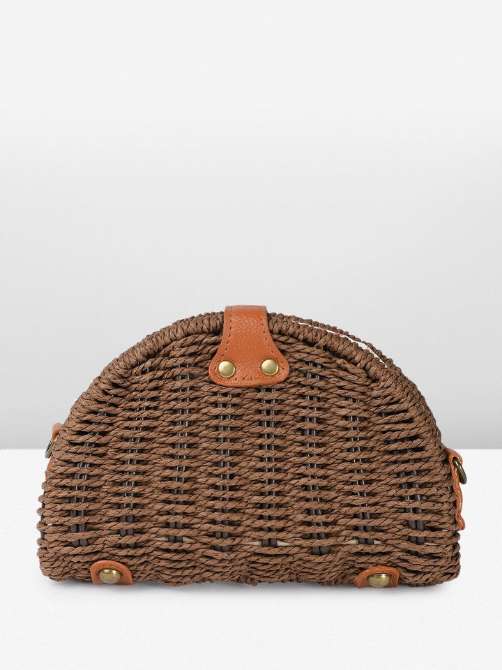 DressBerry Self Design Structured Sling Bag