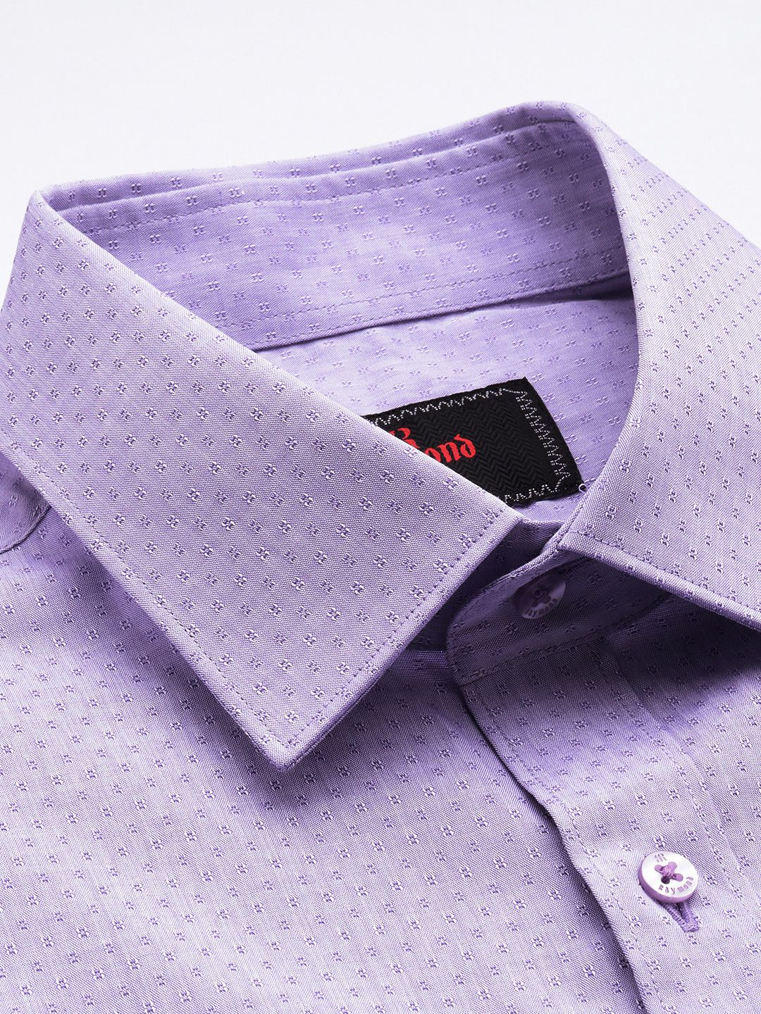Raymond Pure Cotton Textured Slim Fit Formal Shirt