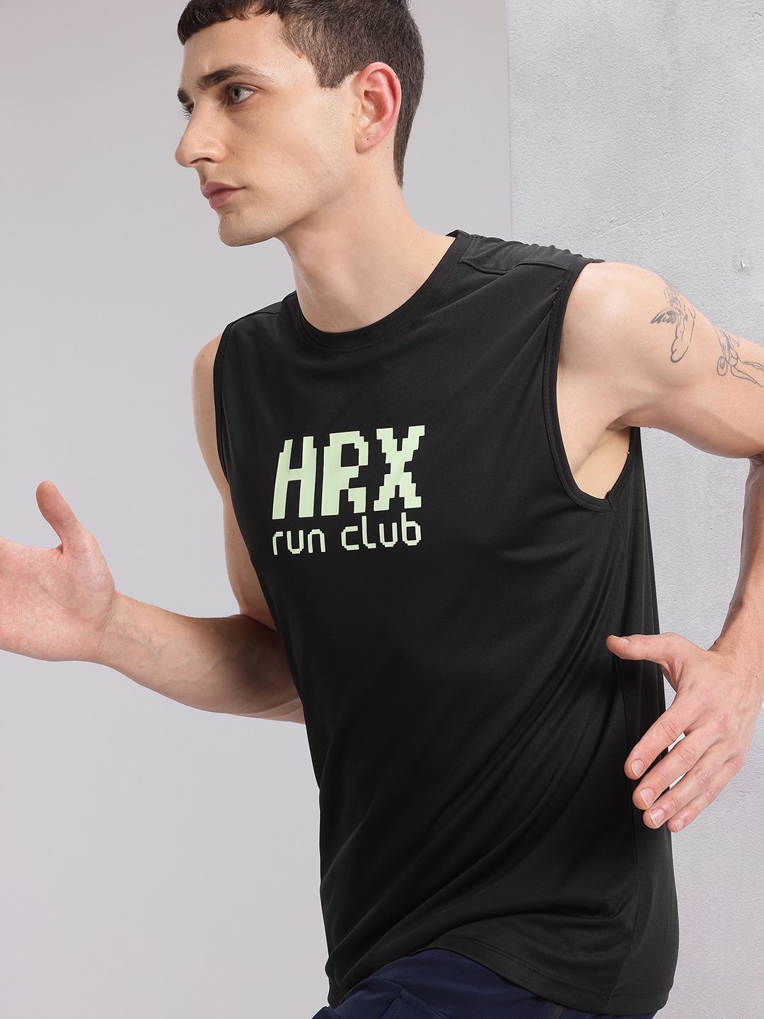 HRX by Hrithik Roshan Printed Rapid-Dry Running T-shirt