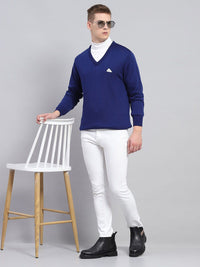 Monte Carlo Men V-Neck Woollen Pullover Sweater