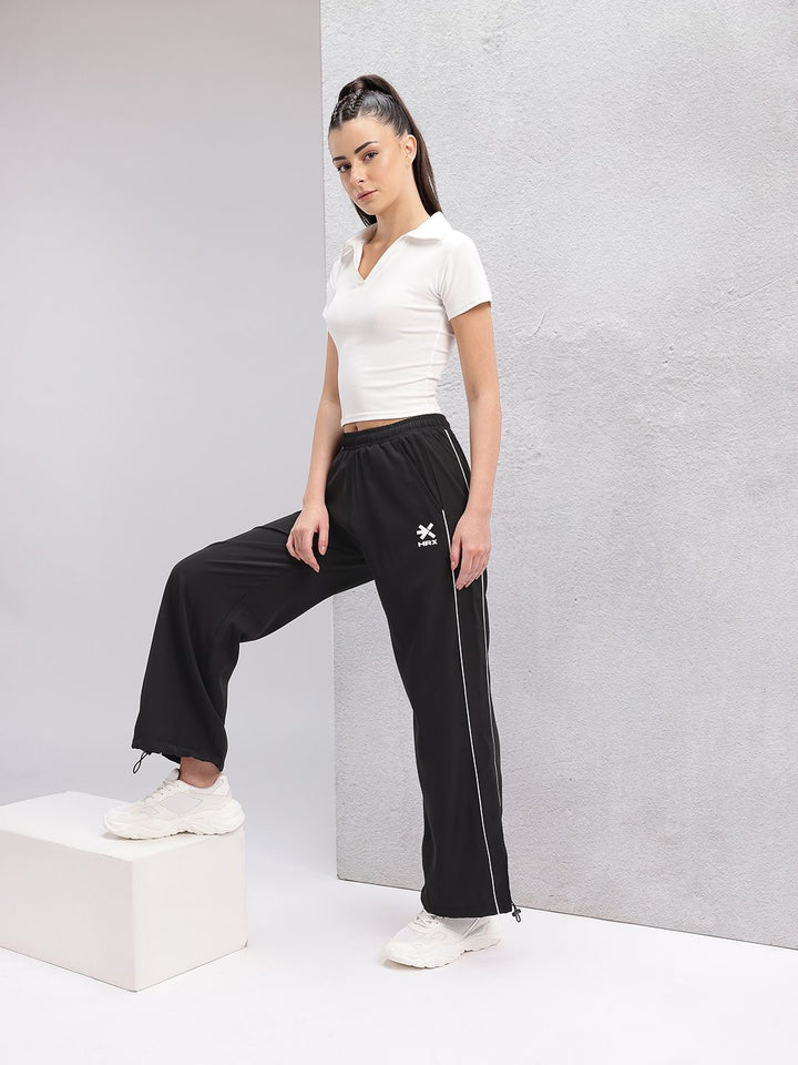 HRX by Hrithik Roshan Women Piping Detail Lifestyle Track Pants