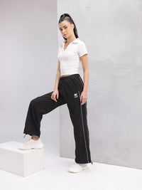 HRX by Hrithik Roshan Women Piping Detail Lifestyle Track Pants