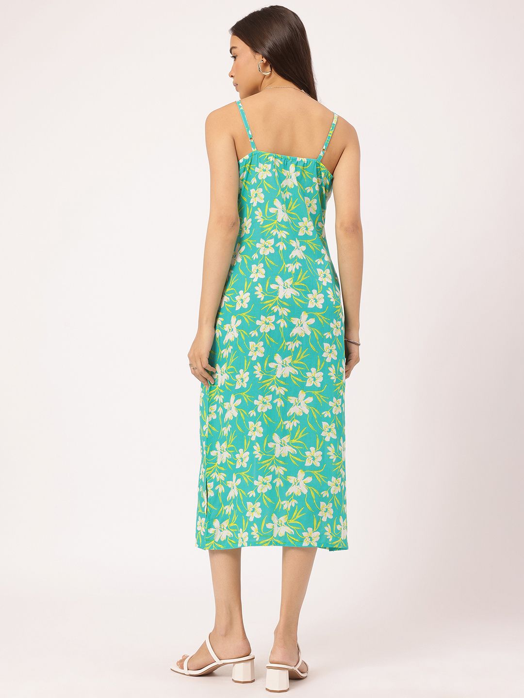 DressBerry Neon Nostalgia Bloomy Empire Touch Cotton Cambric Dress