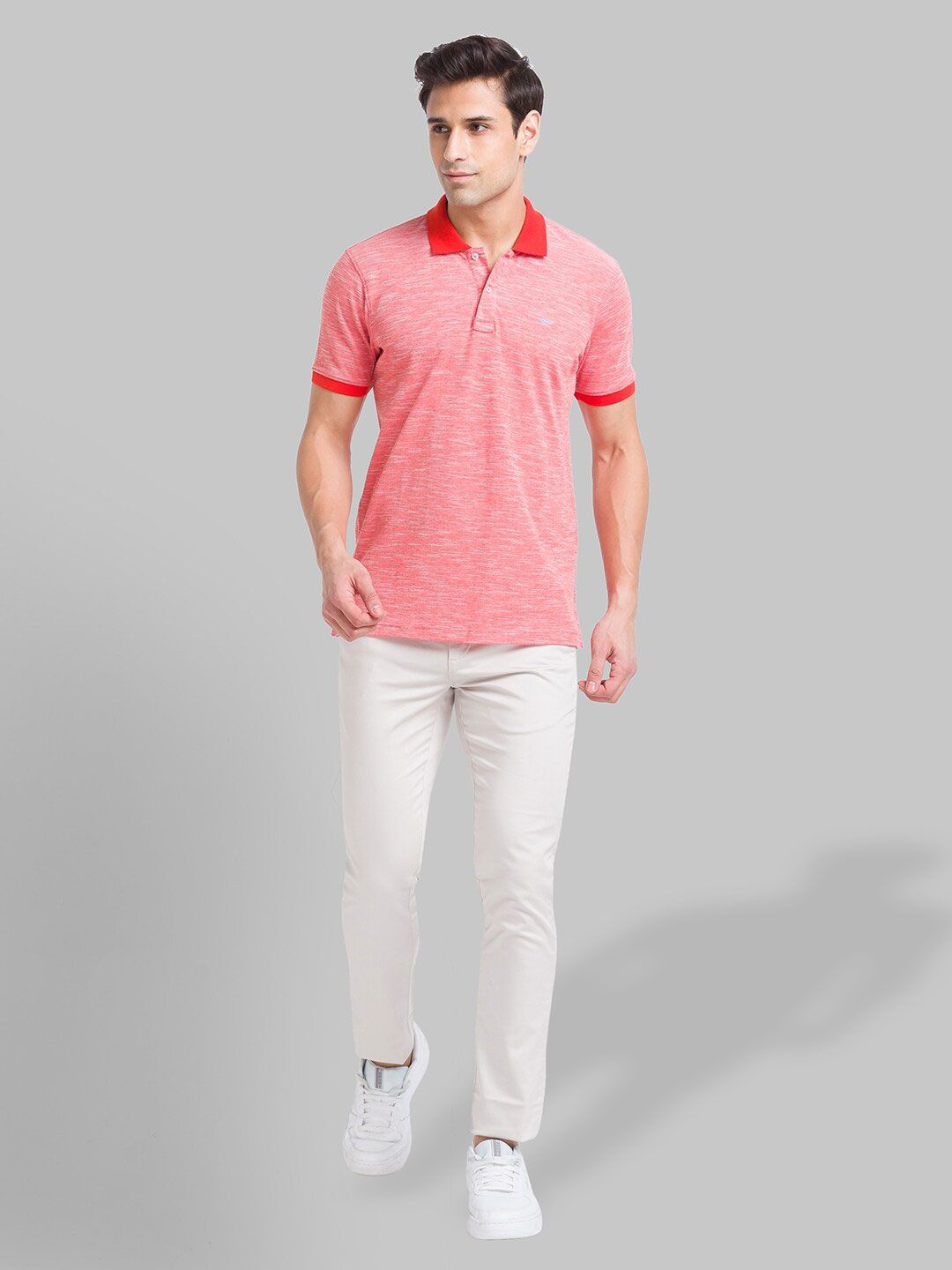 Park Avenue Polo Collar Short Sleeves Slim Fit T-shirt
