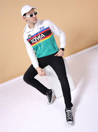 The Indian Garage Co Typography Printed Hooded Sweatshirt