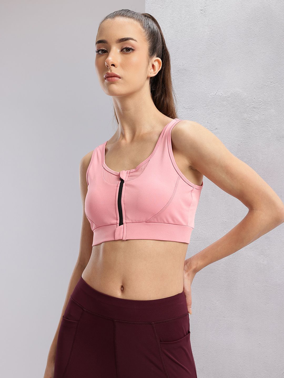 HRX by Hrithik Roshan Full Coverage Lightly Padded- Rapid-Dry Running Bra