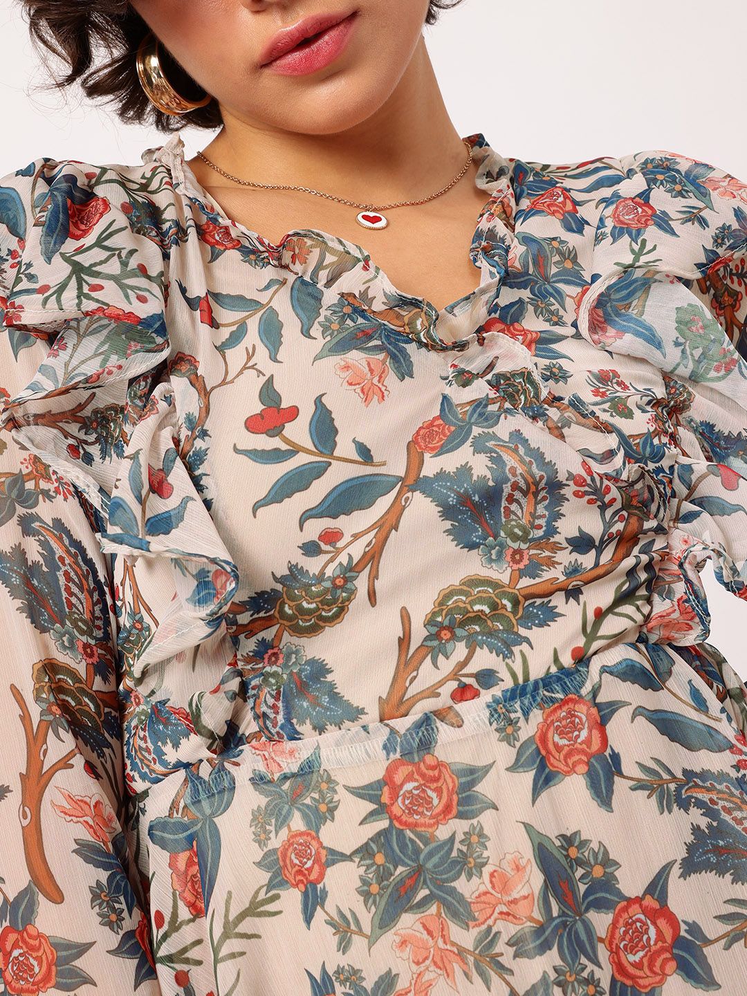 DressBerry Softgirl Floral Euphoria Fit 'N' Flow Dress