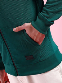 The Indian Garage Co Long Sleeves Hood Zipfront Sweatshirt