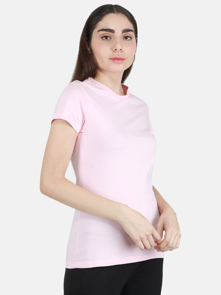 Monte Carlo Women Pack of 2 Cotton Round Neck Tops
