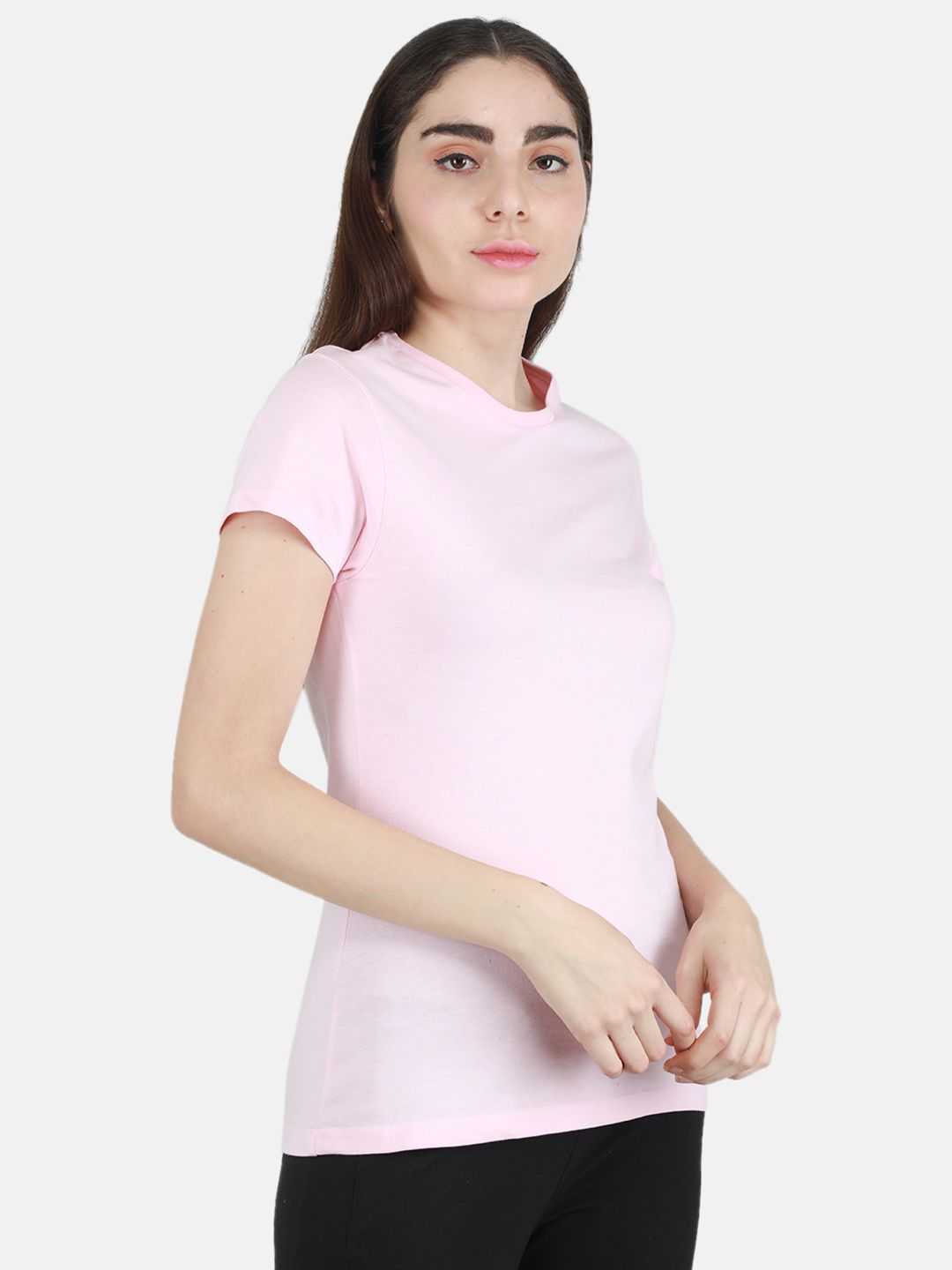 Monte Carlo Women Pack of 2 Cotton Round Neck Tops