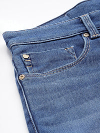 SPYKAR Men Skinny Slim Fit Low-Rise Heavy Fade Stretchable Jeans