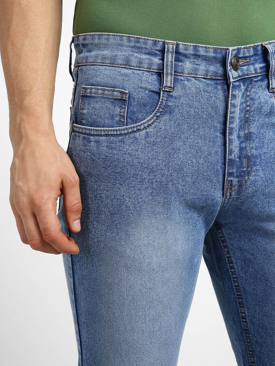 Urbano Fashion Men Heavy Fade Stretchable Jeans