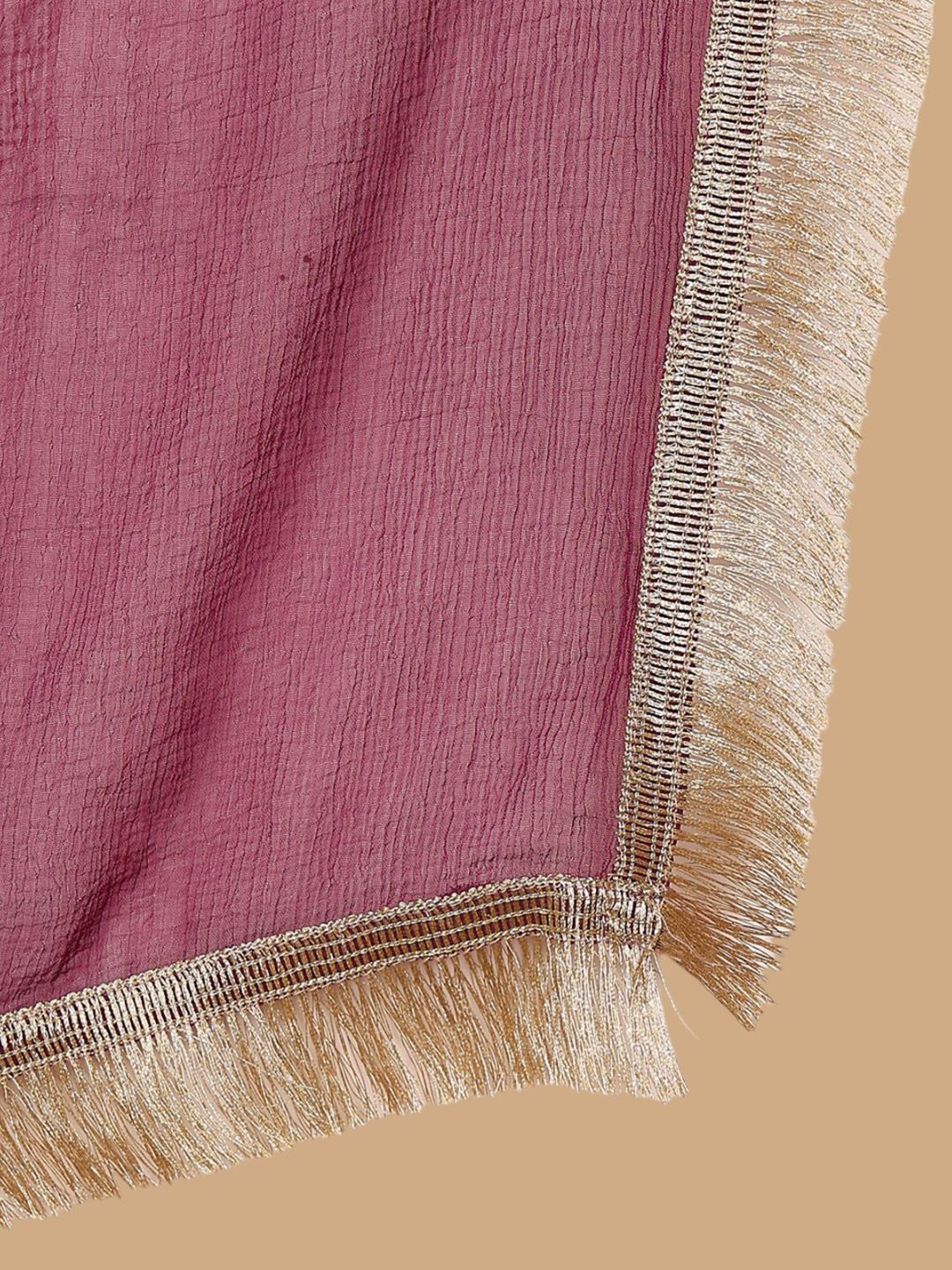 Varanga Ethnic Motifs Embroidered Regular Kurta with Trousers & Dupatta