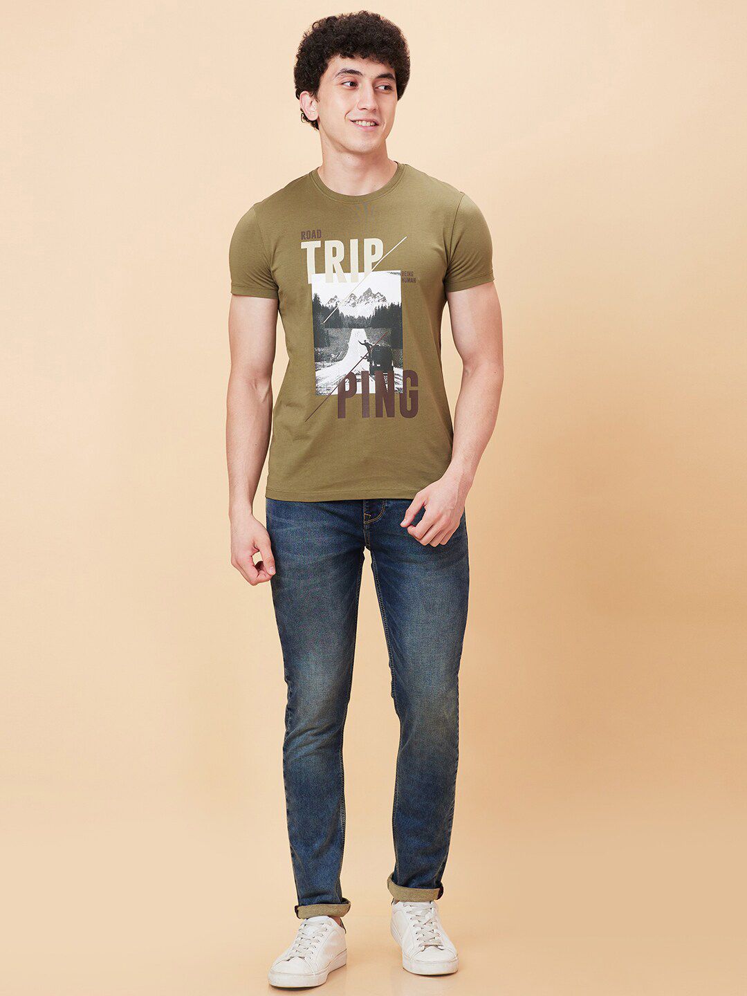 Being Human Graphic Printed Short Sleeves T-shirt