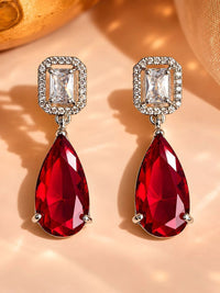 PANASH Teardrop Shaped Drop Earrings