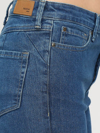 SPYKAR Women Mid-Rise No Fade Dark Shade Non Stretchable Skinny Fit Jeans