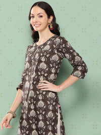 Varanga Women Ethnic Motifs Printed Cotton Kurta